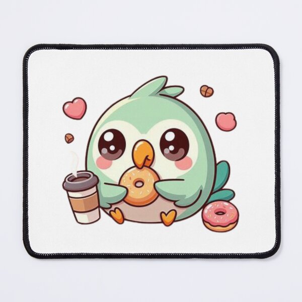 Item preview, parrot with coffee designed and sold by Eternalski.