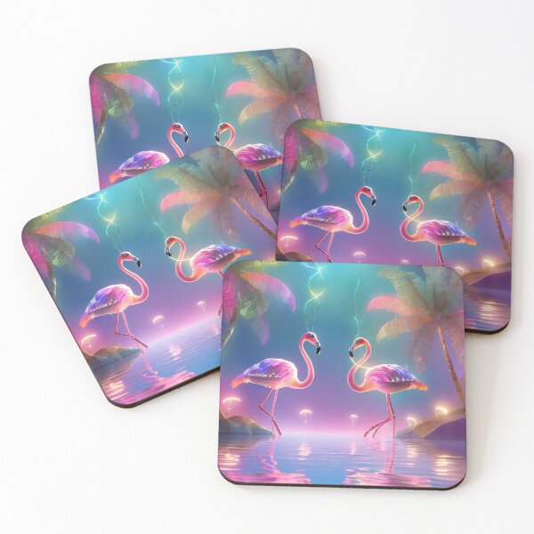 Item preview, Neon Flamingo Rendezvous designed and sold by Marcy77.