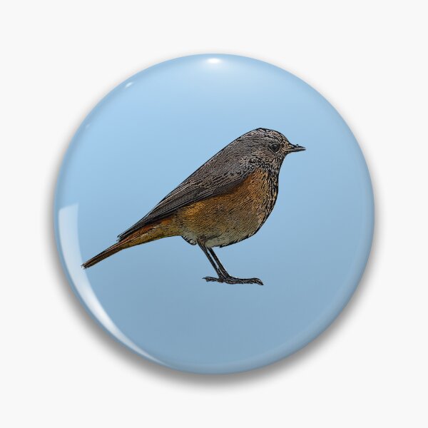 Item preview, Common Redstart Black Alternate Design  designed and sold by designsasstultd.