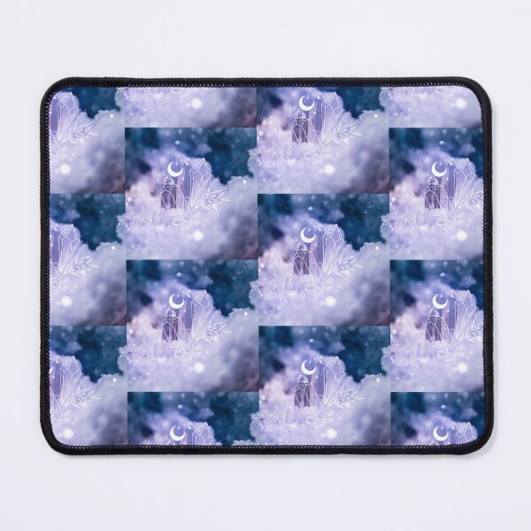 Item preview, Amethyst Quartz Cluster Crescent Moon Purple Crystals designed and sold by WildWoodlandWitch.