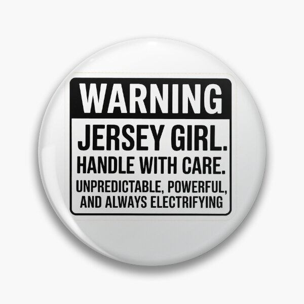 Item preview, Warning Jersey Girl designed and sold by JerseyGirls.