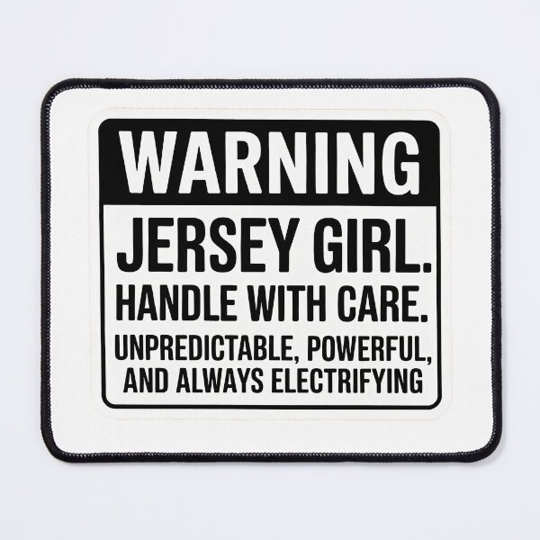 Item preview, Warning Jersey Girl designed and sold by JerseyGirls.