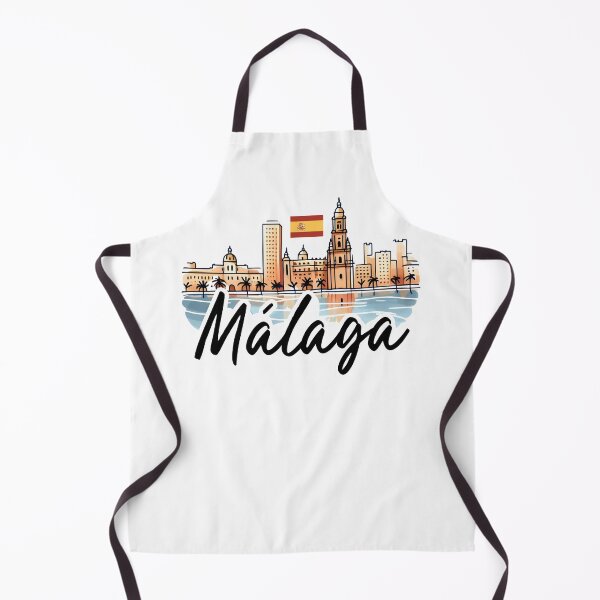 Item preview, Malaga Spain Cityscape designed and sold by WanderlustCoCo.