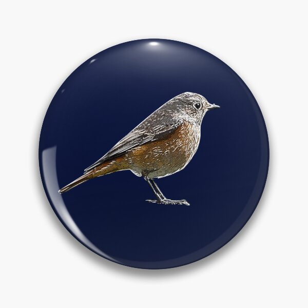 Item preview, Common Redstart White Alternate Design  designed and sold by designsasstultd.