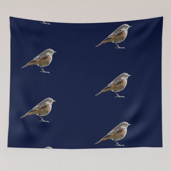 Item preview, Common Redstart White Alternate Design  designed and sold by designsasstultd.