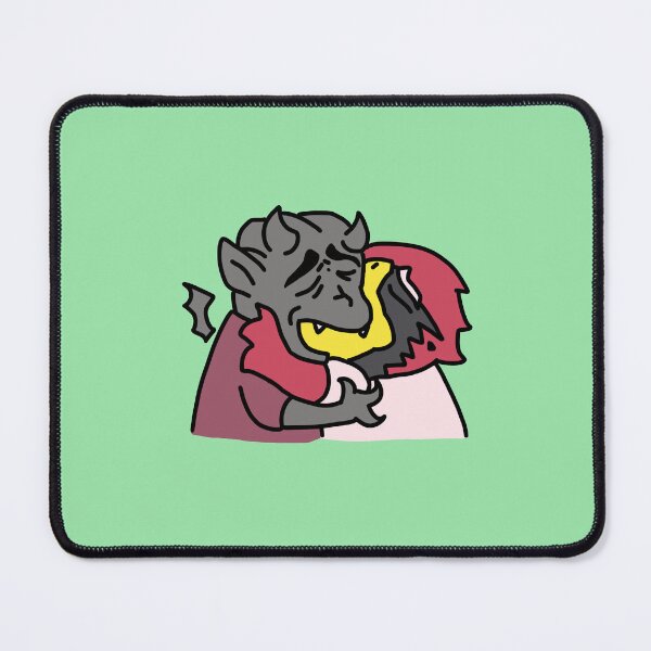 Item preview, (Hospital Green Version) Legally Ambiguous Gargoyle kissing Legally Ambiguous Cardinal designed and sold by KaReggie-4ever.