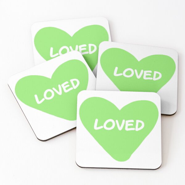 Item preview, LOVED (green) designed and sold by Ally Designs.