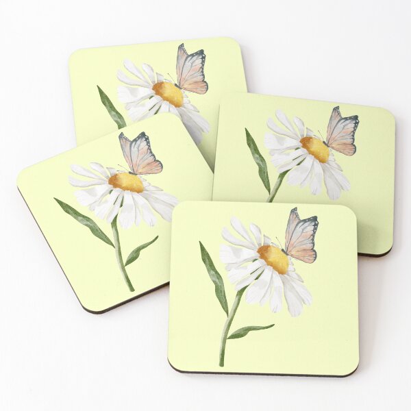 Item preview,  Daisy and butterfly designed and sold by agamilion.