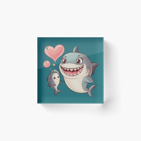 Item preview, a kawaii shark designed and sold by 123ks.