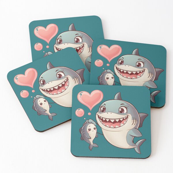 Item preview, a kawaii shark designed and sold by 123ks.