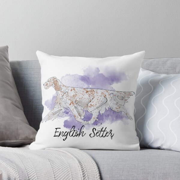 Artikelvorschau, Englischer Setter Aquarell entworfen und verkauft von Spinyflowerart.