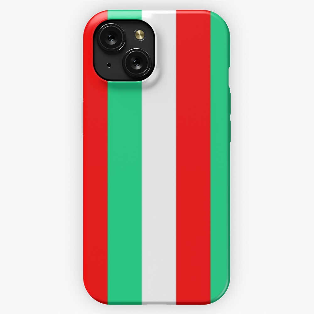 Red, Green and White Stripes Graphic T-Shirt for Sale by