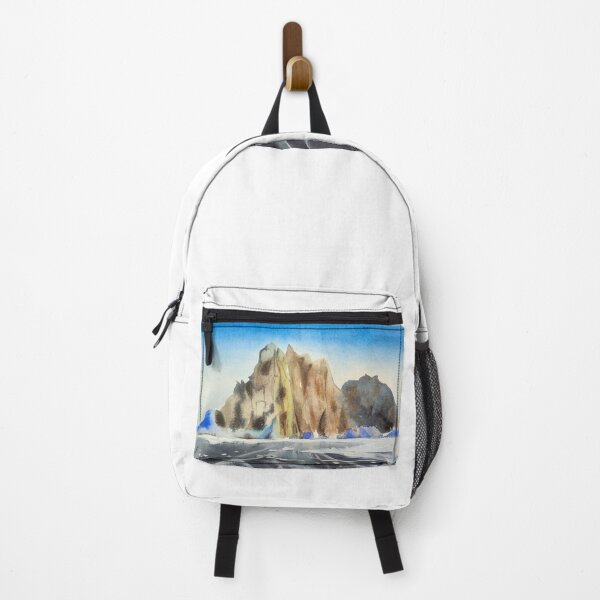 Item preview, Glaciers and mountains watercolor painting designed and sold by Assol Kovtun.