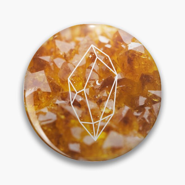 Item preview, Yellow Orange Crystals Citrine Cluster  designed and sold by WildWoodlandWitch.