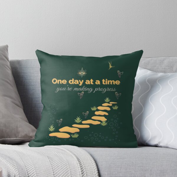 Item preview, One Day at a time, You Are Making Progress designed and sold by Art With Impact – Statement Art & Apparel for Deep Thinkers.