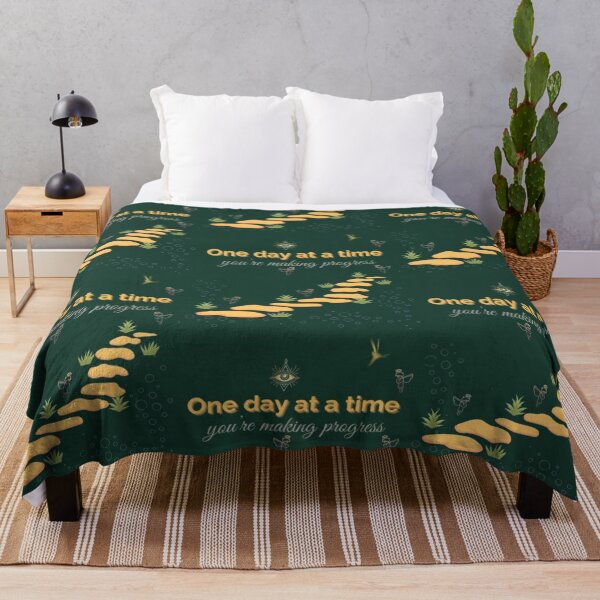 Item preview, One Day at a time, You Are Making Progress designed and sold by Art With Impact – Statement Art & Apparel for Deep Thinkers.