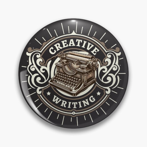 Item preview, Vintage Typewriter - Creative Writing (Black Background) designed and sold by MusesWhispers.