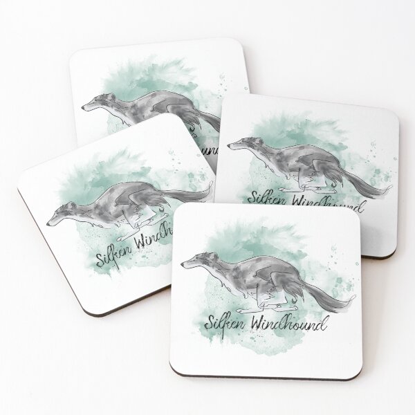 Item preview, Silken Windhound Watercolor designed and sold by Spinyflowerart.
