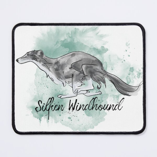 Item preview, Silken Windhound Watercolor designed and sold by Spinyflowerart.