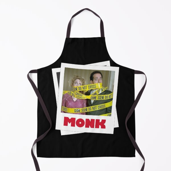 Item preview, Mr. Monk Detective Adrian Monk Sharona Fleming black T-shirt designed and sold by My Favorite Store.