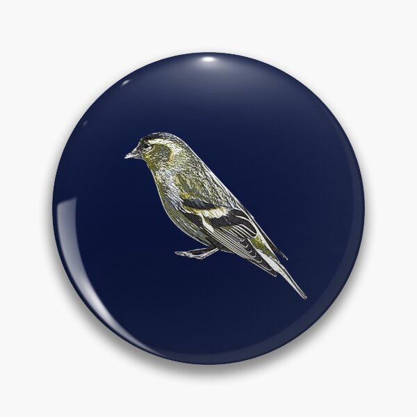 Item preview, Eurasian Siskin White Alternate Design  designed and sold by designsasstultd.