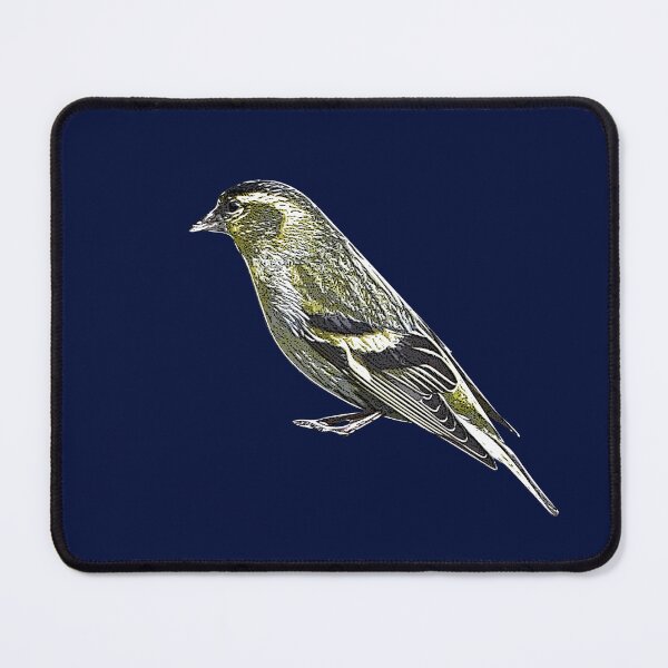 Item preview, Eurasian Siskin White Alternate Design  designed and sold by designsasstultd.