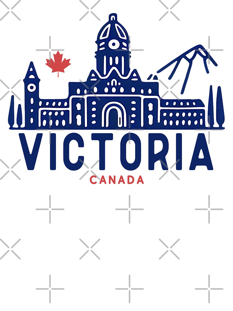 Thumbnail 2 of 2, Kids T-Shirt, Victoria BC British Columbia Canada designed and sold by HowToCanadian.
