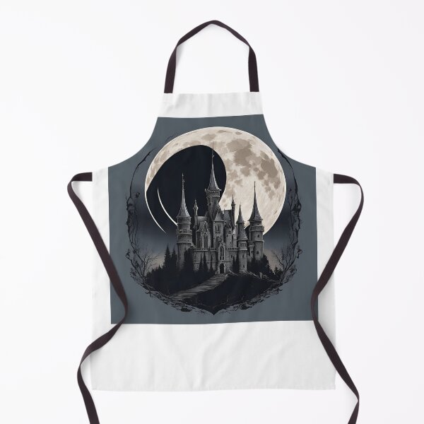 Item preview, Gothic castle at night designed and sold by Annacreations1.