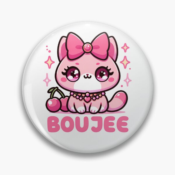 Item preview, Cute BOUJEE Cat sticker and more designed and sold by CRandRRstickers.