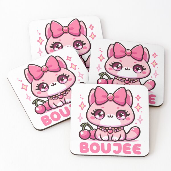 Item preview, Cute BOUJEE Cat sticker and more designed and sold by CRandRRstickers.