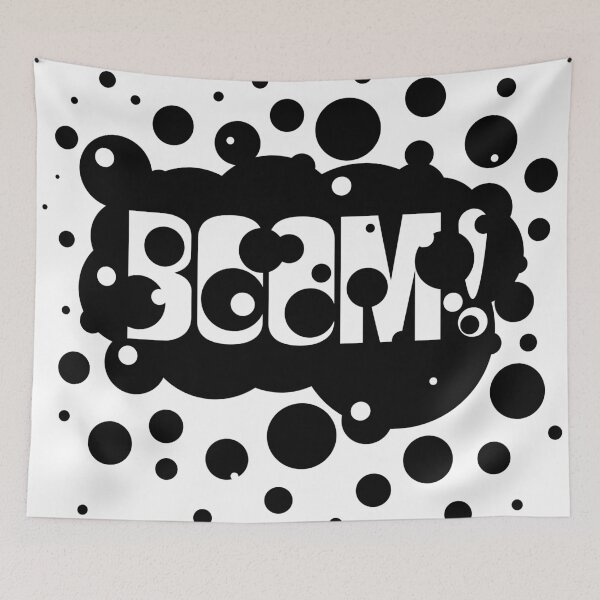 Item preview, BOOM abstract minimalist  designed and sold by BWGunner.