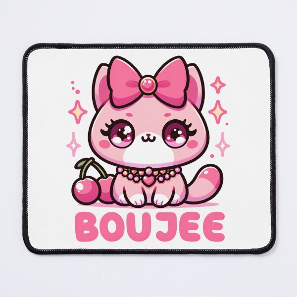 Item preview, Cute BOUJEE Cat sticker and more designed and sold by CRandRRstickers.
