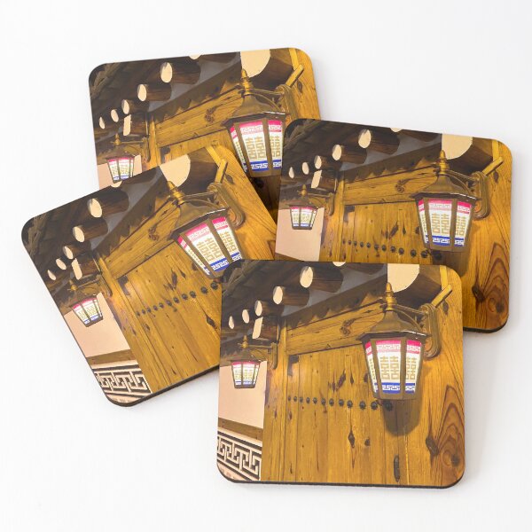Item preview, Colorful Lanterns Against a Hanok Wall | South Korea Decor designed and sold by YemmyZImages.