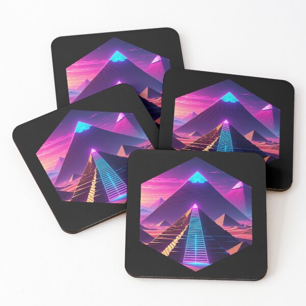 Item preview, Vaporwave Pyramid with Lasers designed and sold by AbsoluteA.