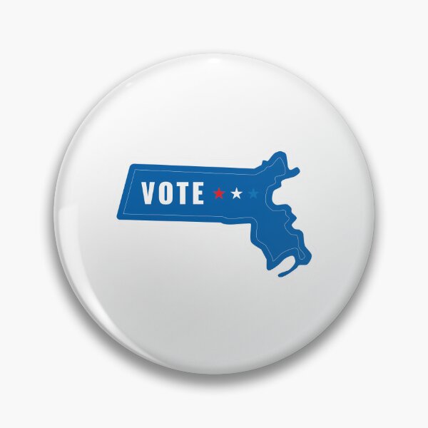 Item preview, Massachusetts Votes Blue: Support Democratic Change designed and sold by Mundivagant Designs.