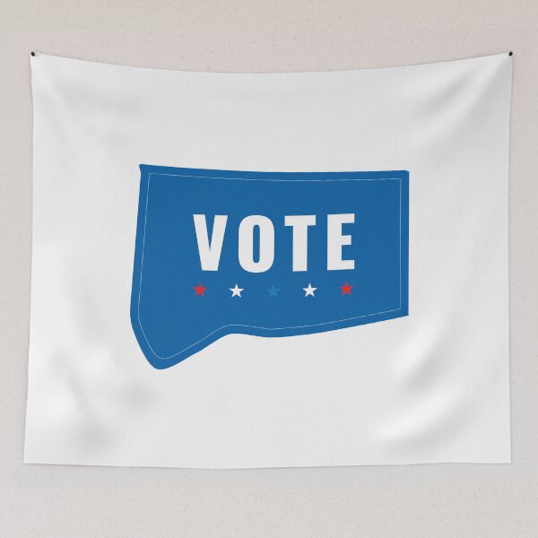 Item preview, Connecticut Stands for Change: Vote Democrat designed and sold by Mundivagant Designs.