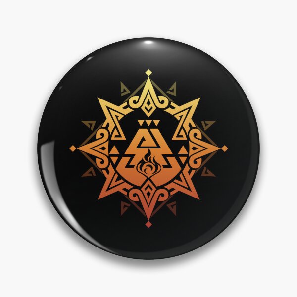 Item preview, Natlan logo Genshin Impact designed and sold by damomonkey.