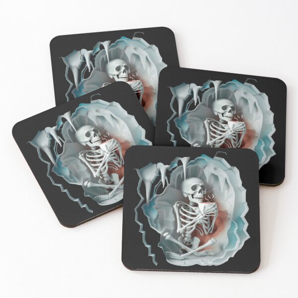 Item preview, Dead Inside But Staying Warm with Steaming Joe in a 3d Cave  designed and sold by eatmorvelopator.
