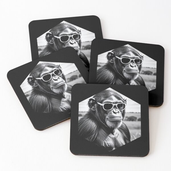 Item preview, Chimpanzee with Sunglasses designed and sold by AbsoluteA.