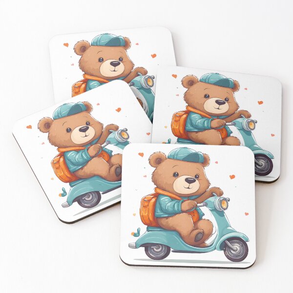 Item preview, Scooter-Riding Bear Fun 3 designed and sold by Tom-Johnson.