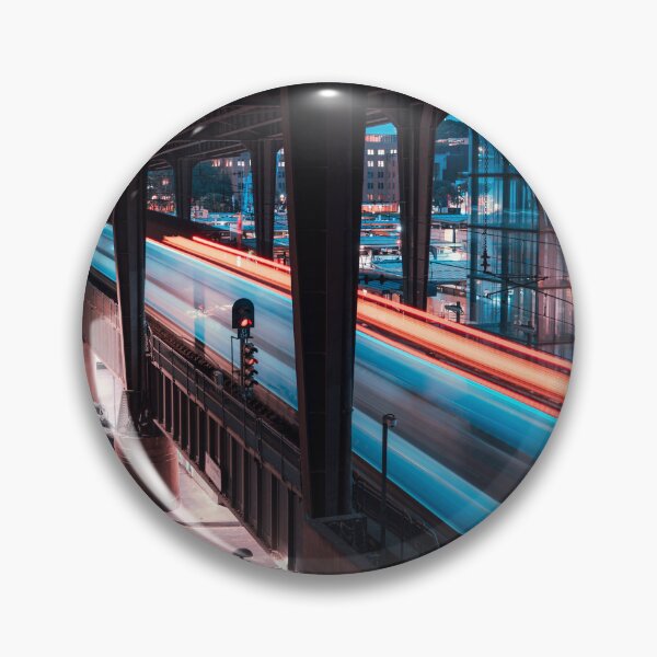 Item preview, Night Train City Neon designed and sold by TKPhotoPrints.