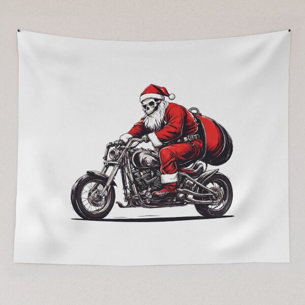Item preview, Santa Skull Cruising Through Christmas Night 2 designed and sold by Tom-Johnson.