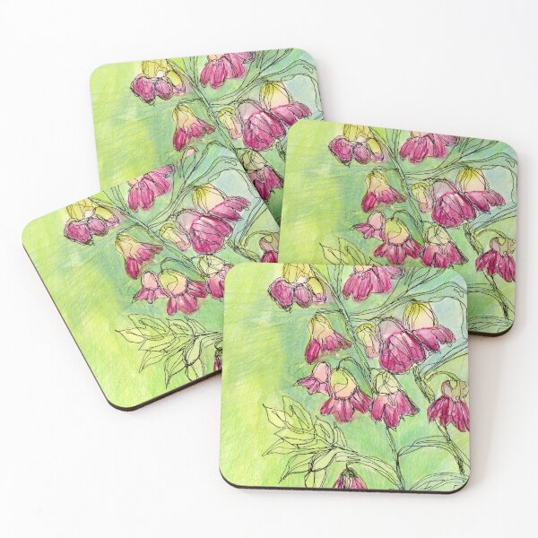 Item preview, Floral Dream Abstract Watercolor designed and sold by Iryna Nimmo Art.