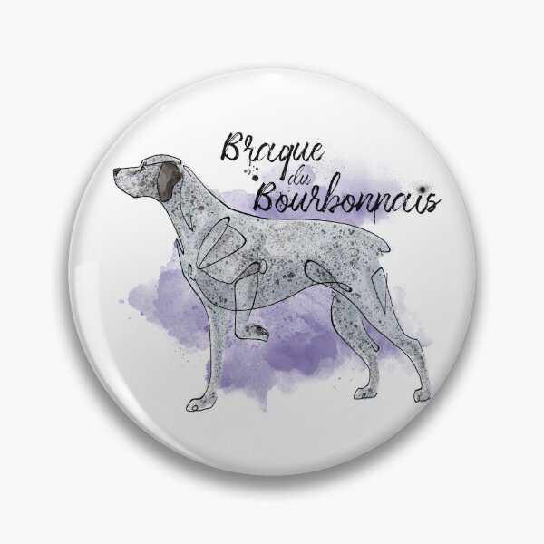 Item preview, Braque du Bourbonnais Watercolor designed and sold by Spinyflowerart.