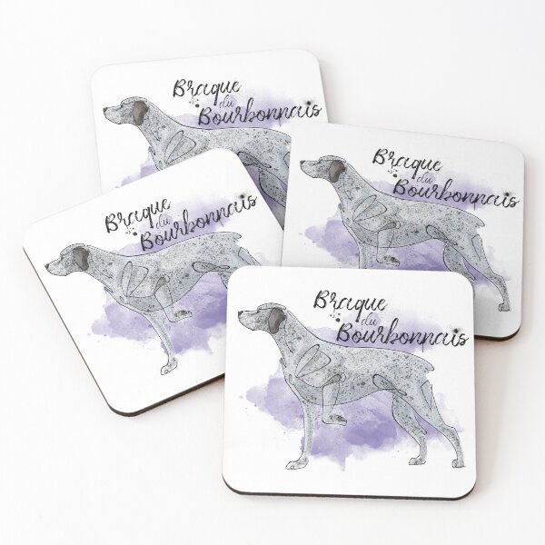 Item preview, Braque du Bourbonnais Watercolor designed and sold by Spinyflowerart.