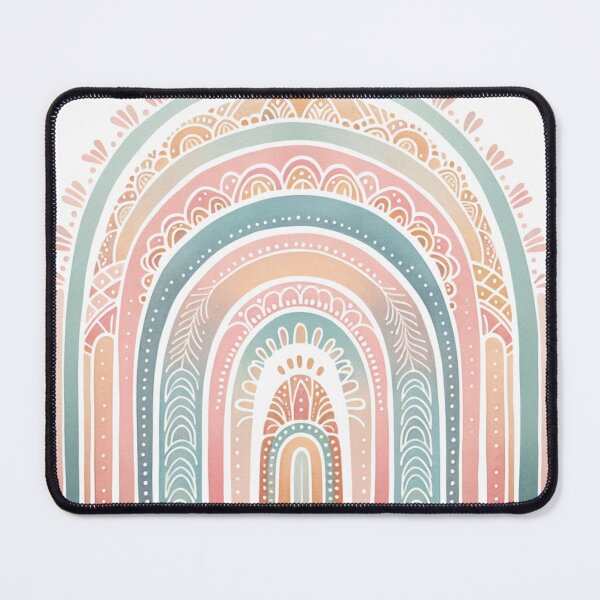 Item preview, Boho Pastel Watercolor Tribal Rainbow designed and sold by MeroroGraphics.