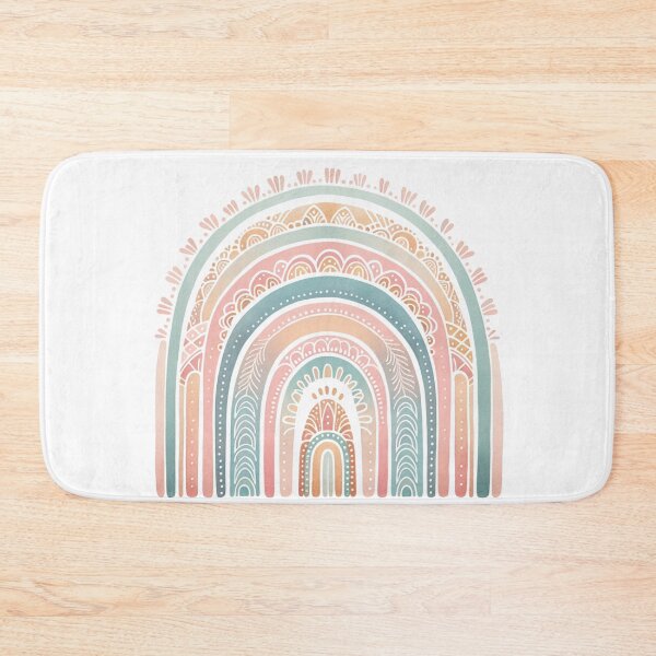 Item preview, Boho Pastel Watercolor Tribal Rainbow designed and sold by MeroroGraphics.