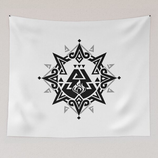Item preview, Natlan logo Genshin Impact designed and sold by damomonkey.