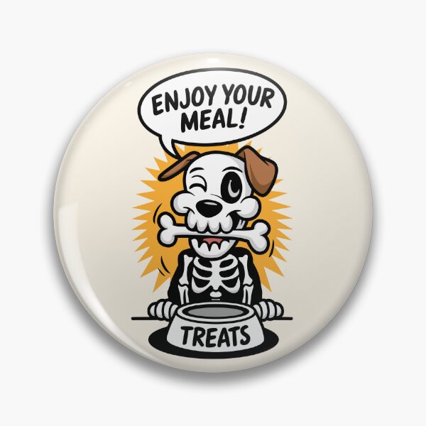Item preview, Skeleton Dog Treats: Enjoy Your Meal designed and sold by MolonasDesigns.