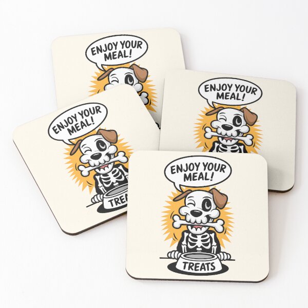 Item preview, Skeleton Dog Treats: Enjoy Your Meal designed and sold by MolonasDesigns.